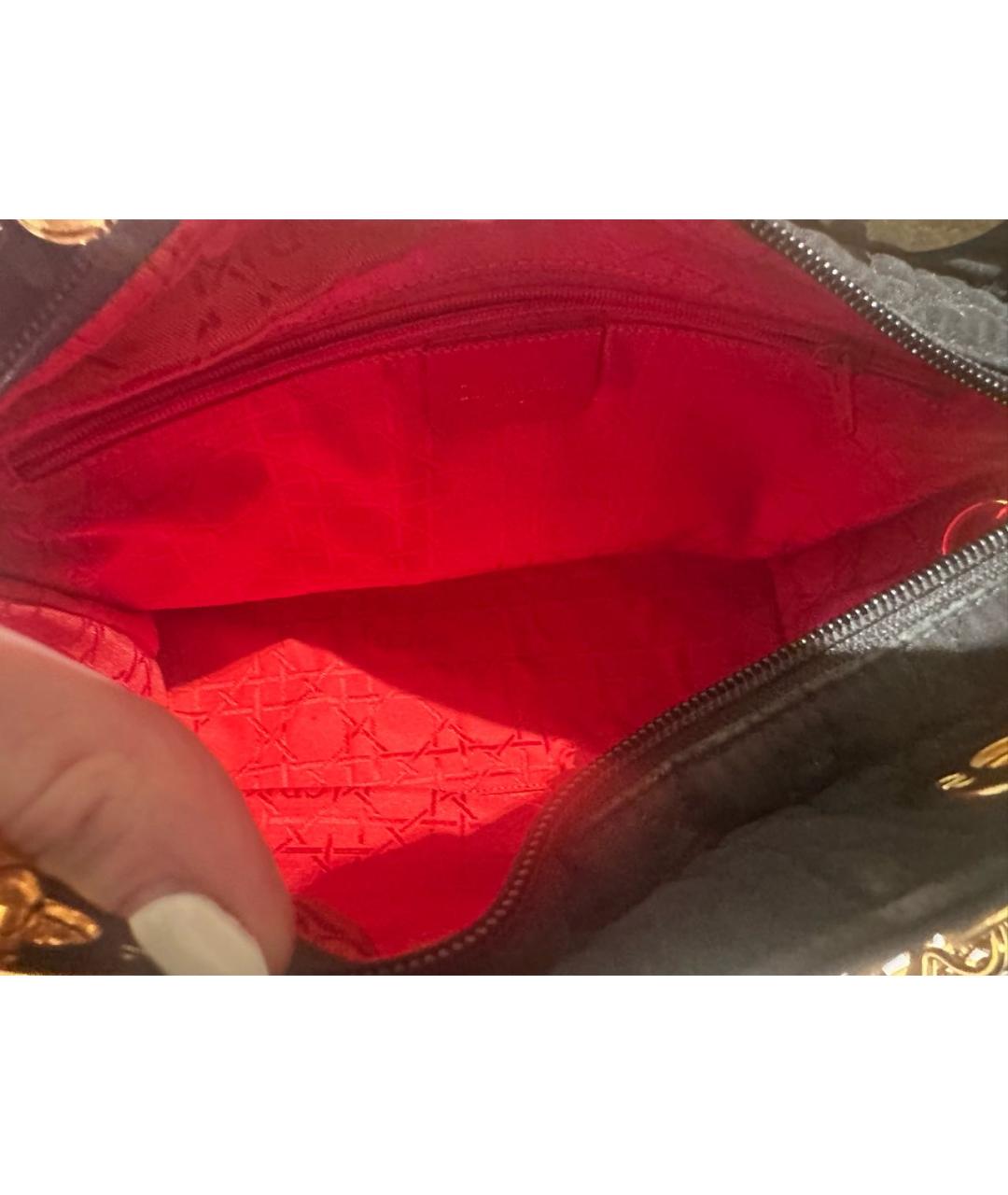 CHRISTIAN DIOR Черная сумка с короткими ручками, фото 4