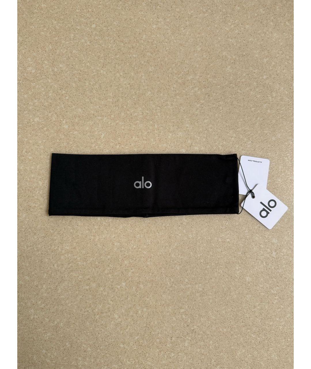 ALO YOGA Черная повязка на голову, фото 5