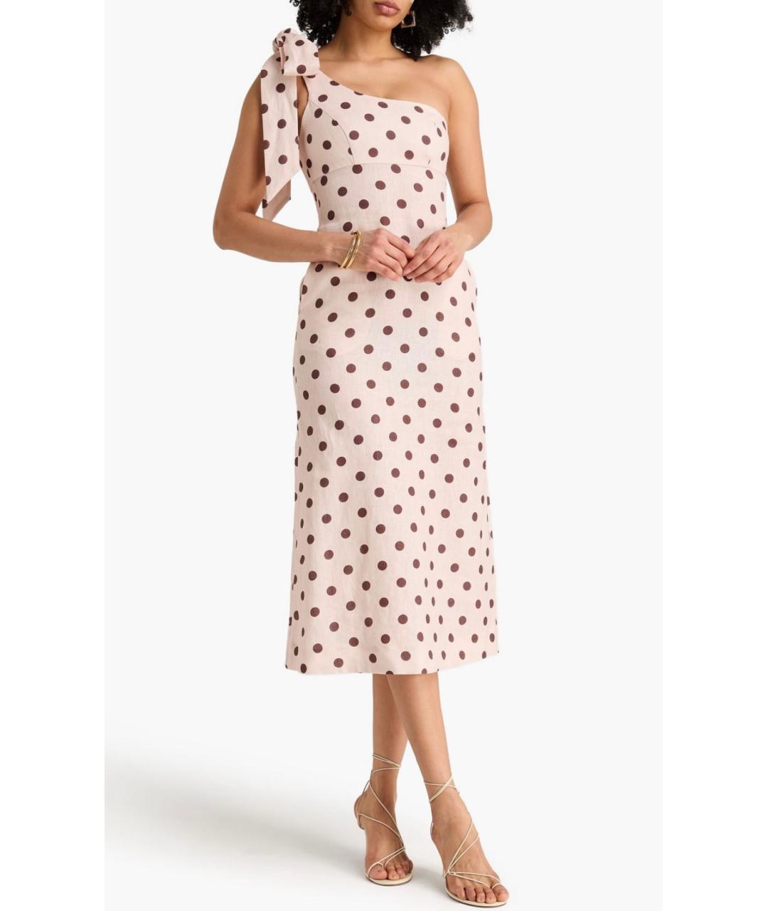 ZIMMERMANN Розовое льняное платье, фото 2