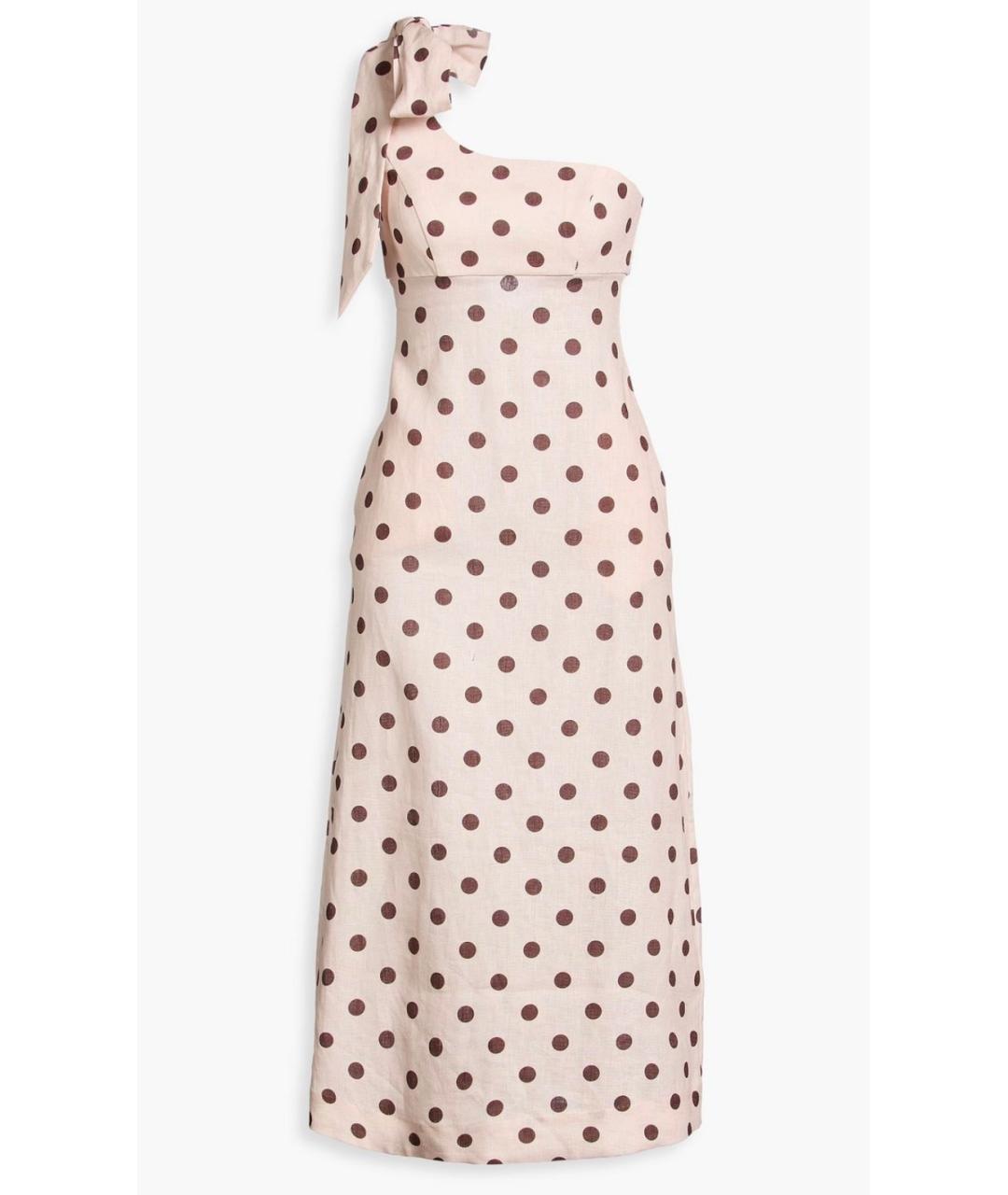 ZIMMERMANN Розовое льняное платье, фото 8