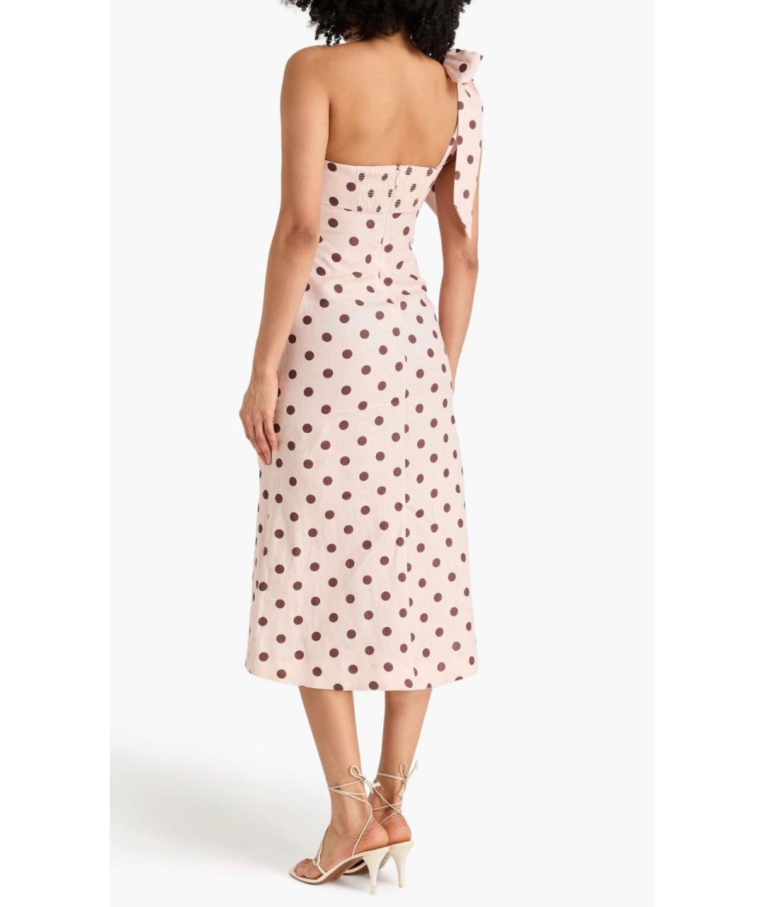 ZIMMERMANN Розовое льняное платье, фото 3