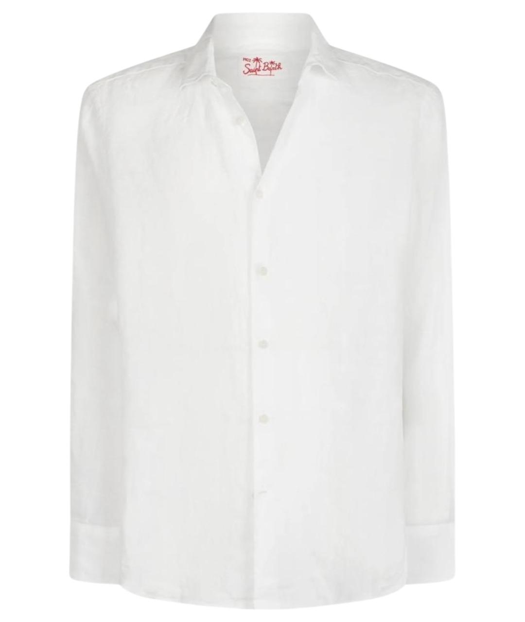 MC2 SAINT BARTH Белая льняная кэжуал рубашка, фото 1