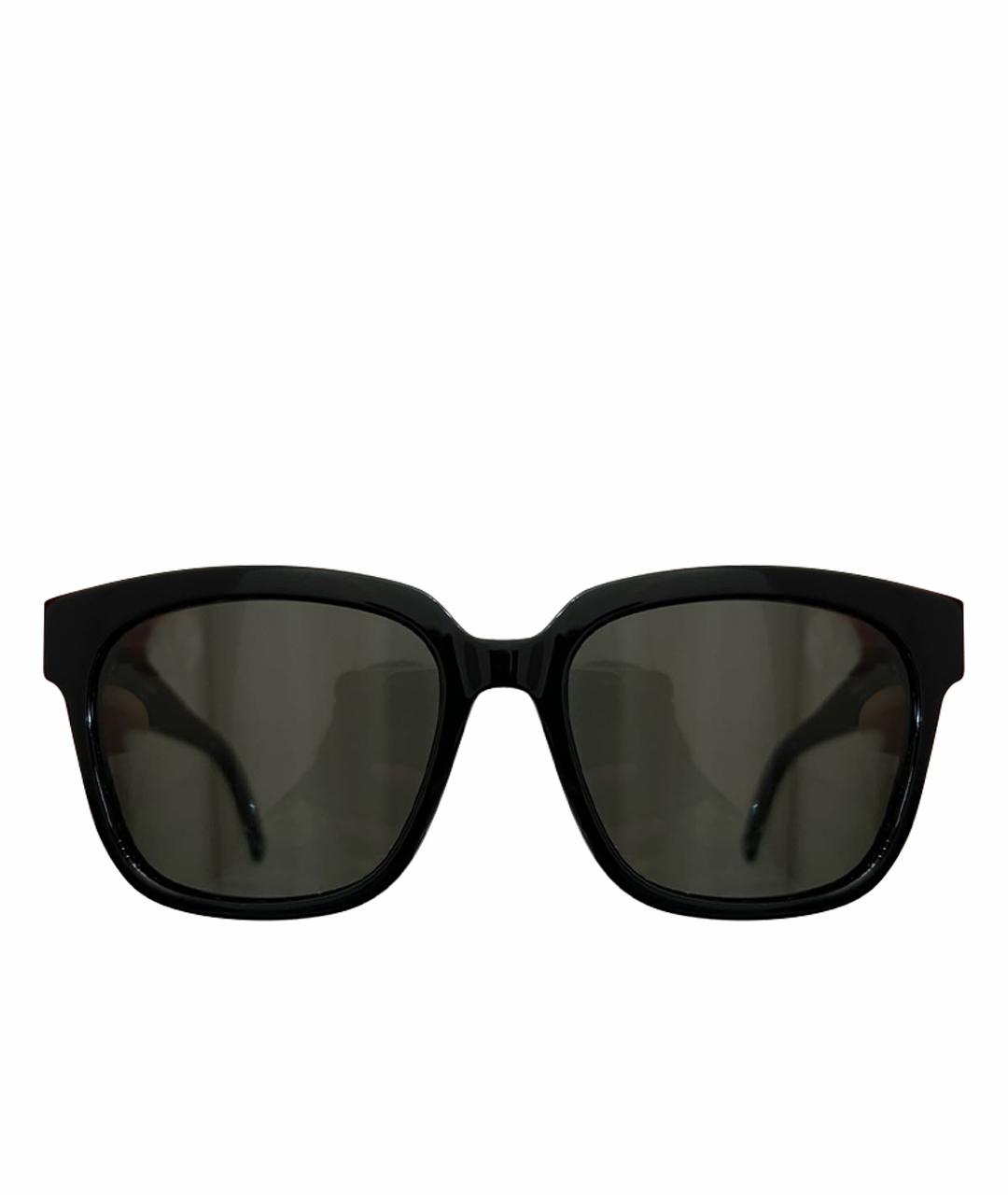 SAINT LAURENT Черные пластиковые солнцезащитные очки, фото 1