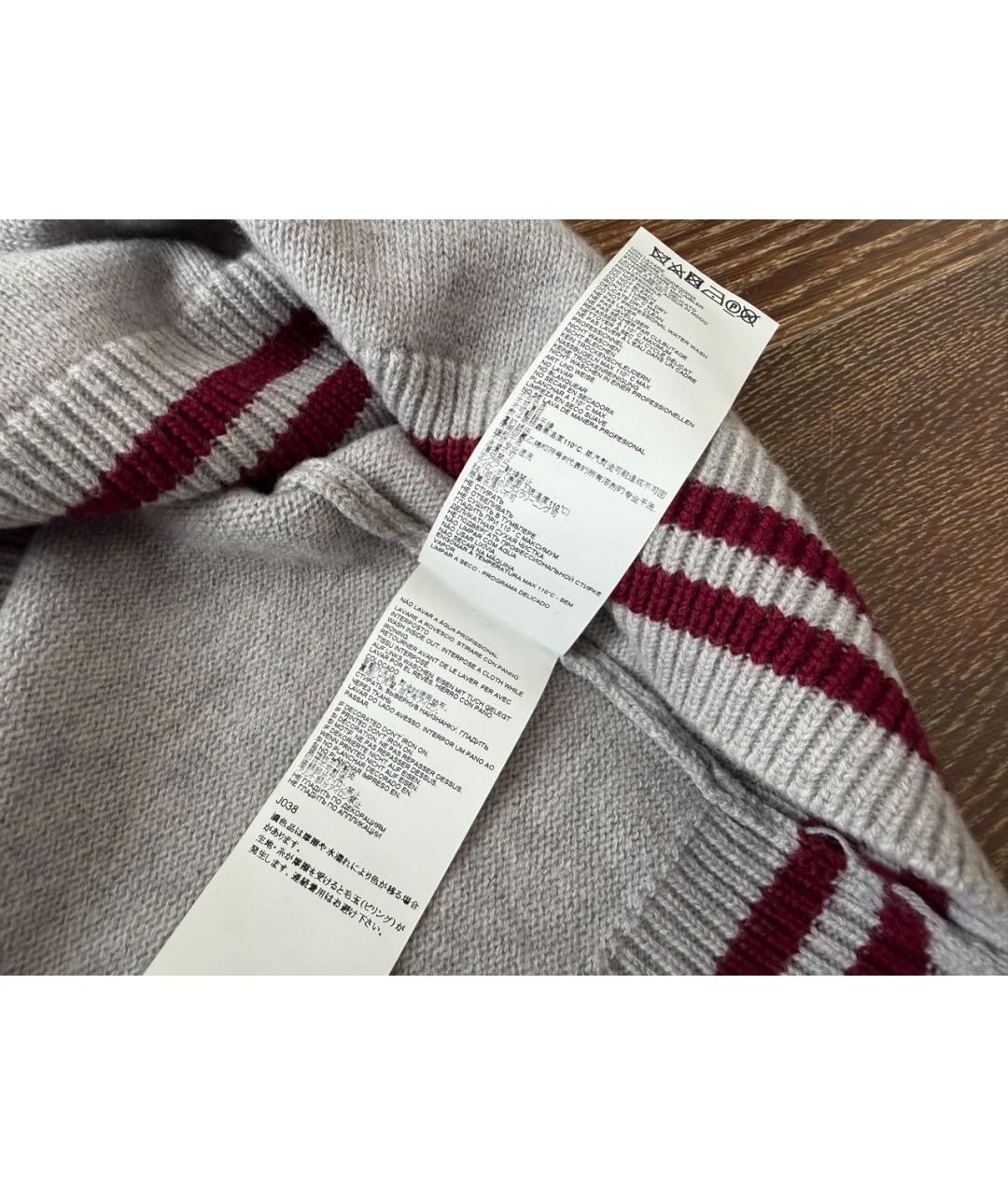 DSQUARED2 Серый шерстяной джемпер / свитер, фото 6