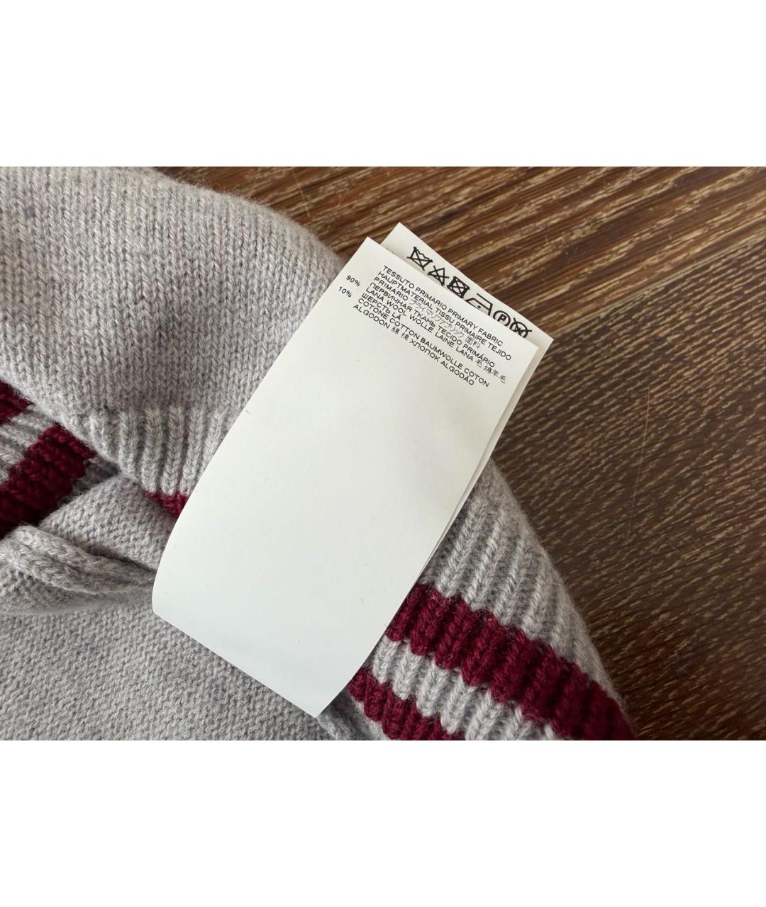 DSQUARED2 Серый шерстяной джемпер / свитер, фото 7