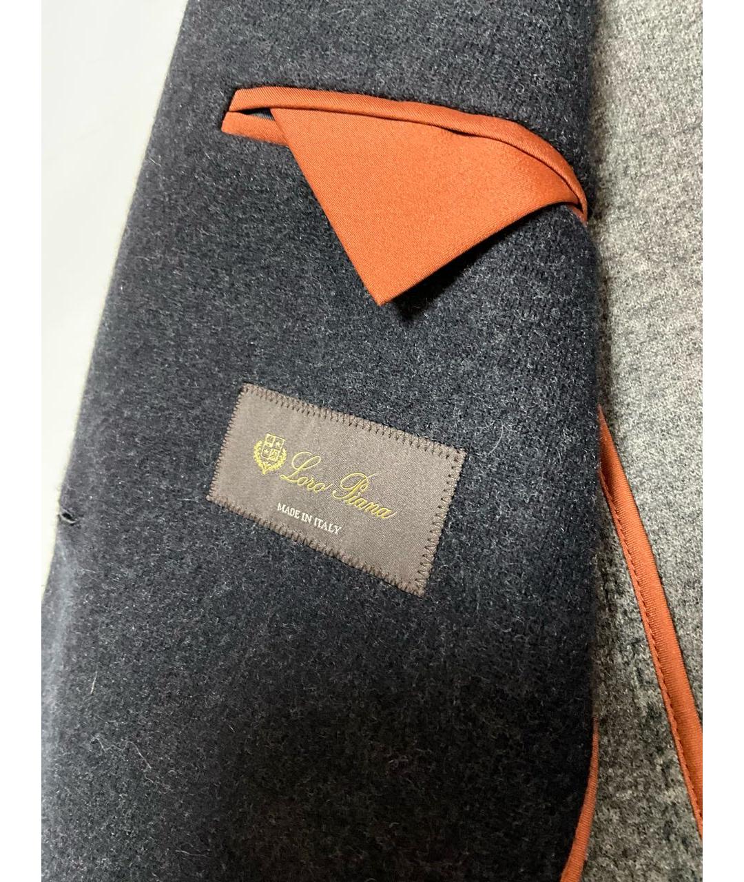 LORO PIANA Синий кашемировый жакет/пиджак, фото 6