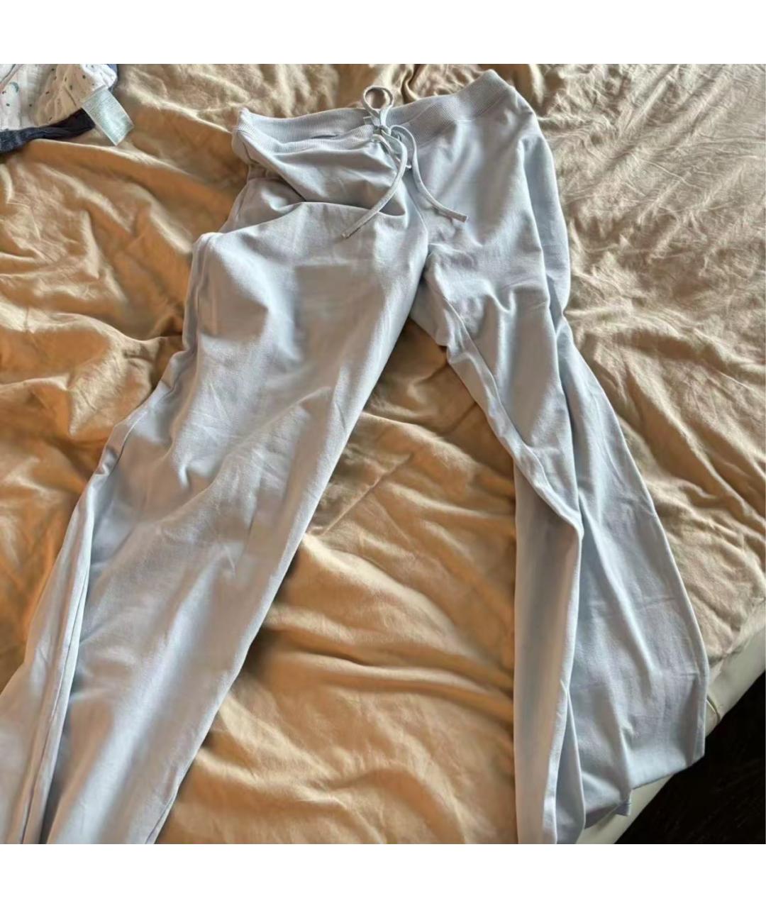 SKIMS Голубые хлопковые спортивные брюки и шорты, фото 7