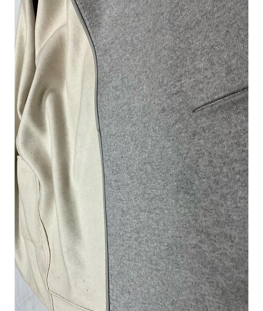 LORO PIANA Серое кашемировое пальто, фото 4