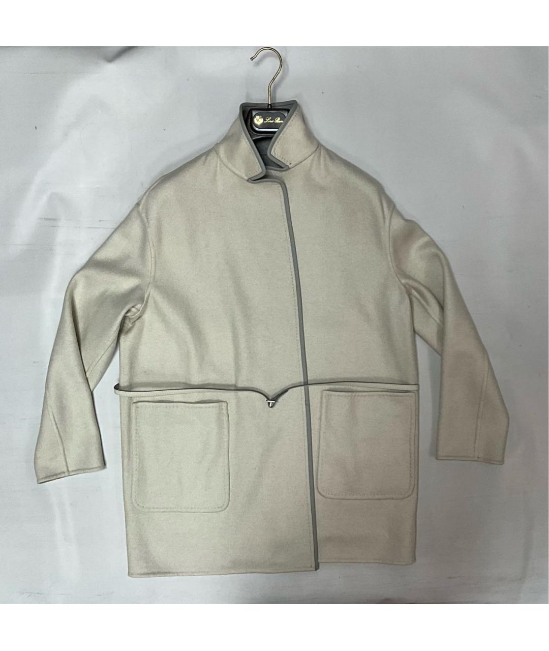 LORO PIANA Серое кашемировое пальто, фото 3