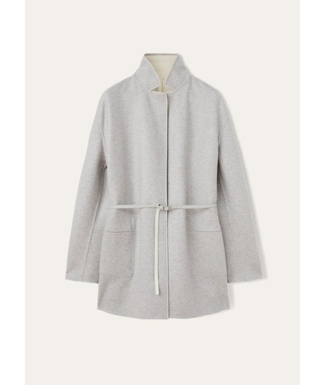 LORO PIANA Серое кашемировое пальто, фото 9