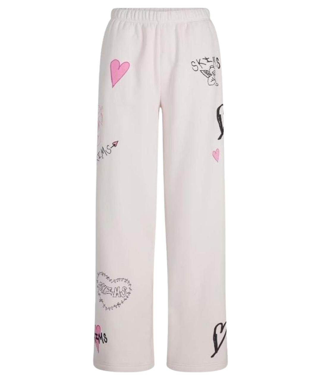 SKIMS Розовые хлопковые спортивные брюки и шорты, фото 1