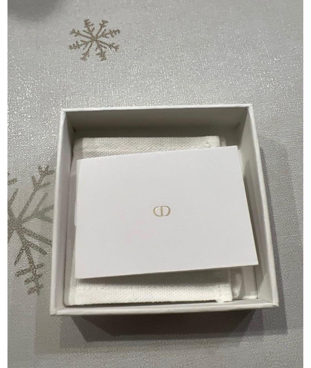 CHRISTIAN DIOR Золотые латунные серьги, фото 5