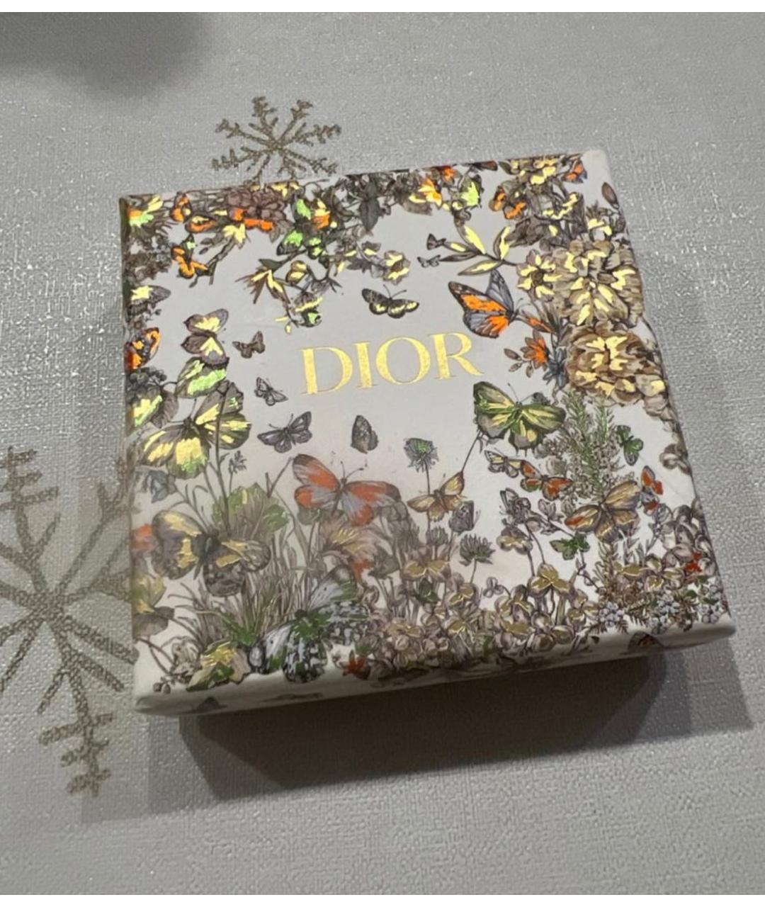 CHRISTIAN DIOR Золотые латунные серьги, фото 4