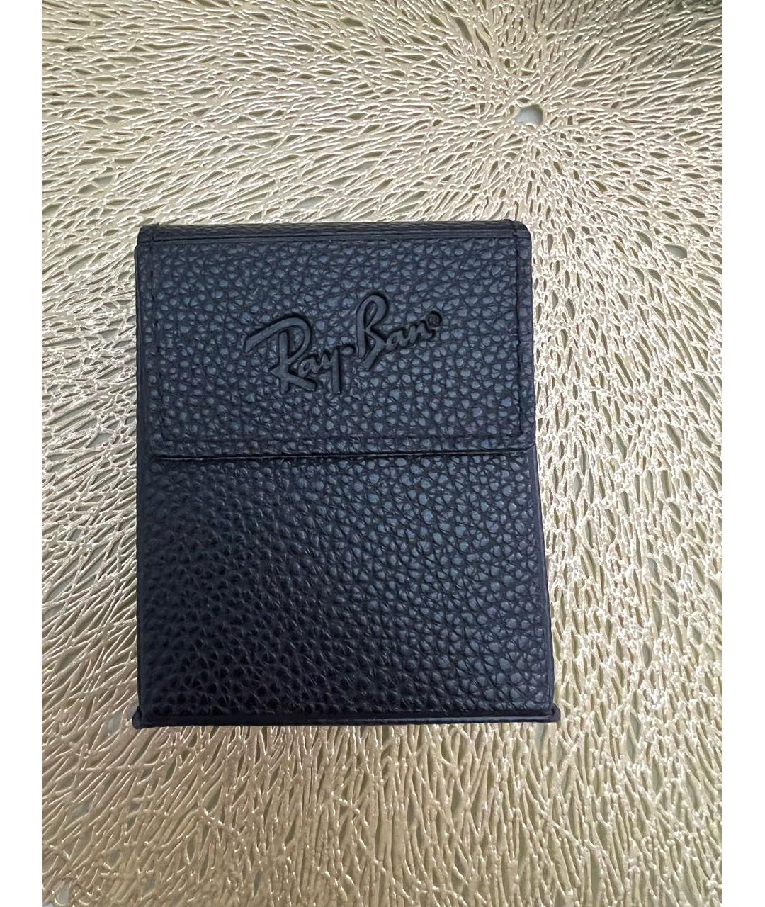 RAY BAN Золотые металлические солнцезащитные очки, фото 4