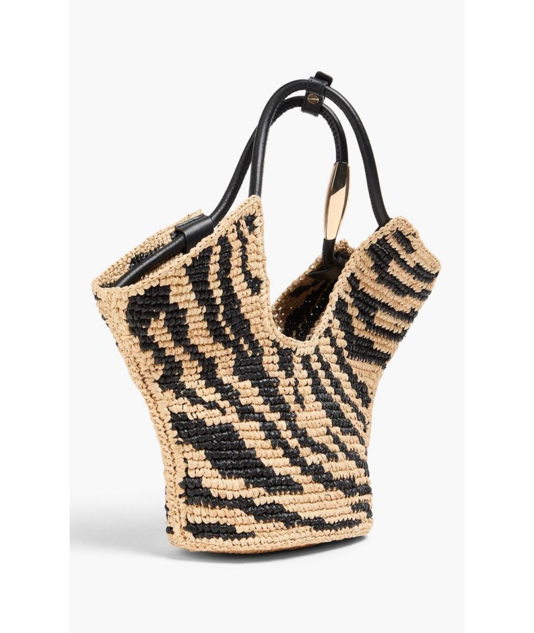 ZIMMERMANN Бежевая пелетеная сумка через плечо, фото 3