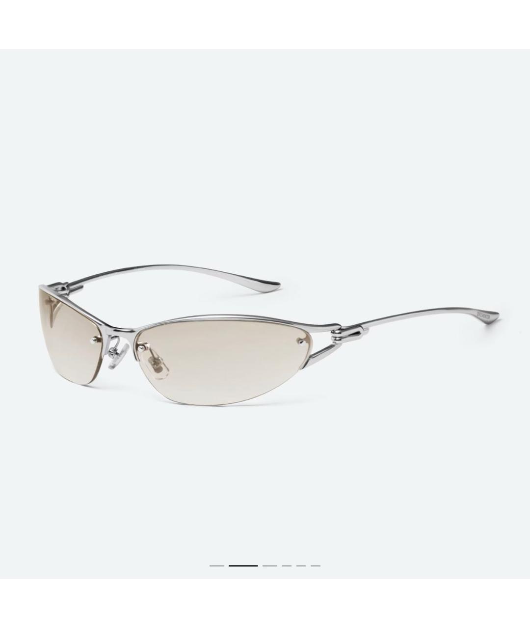 GENTLE MONSTER Серые металлические солнцезащитные очки, фото 6