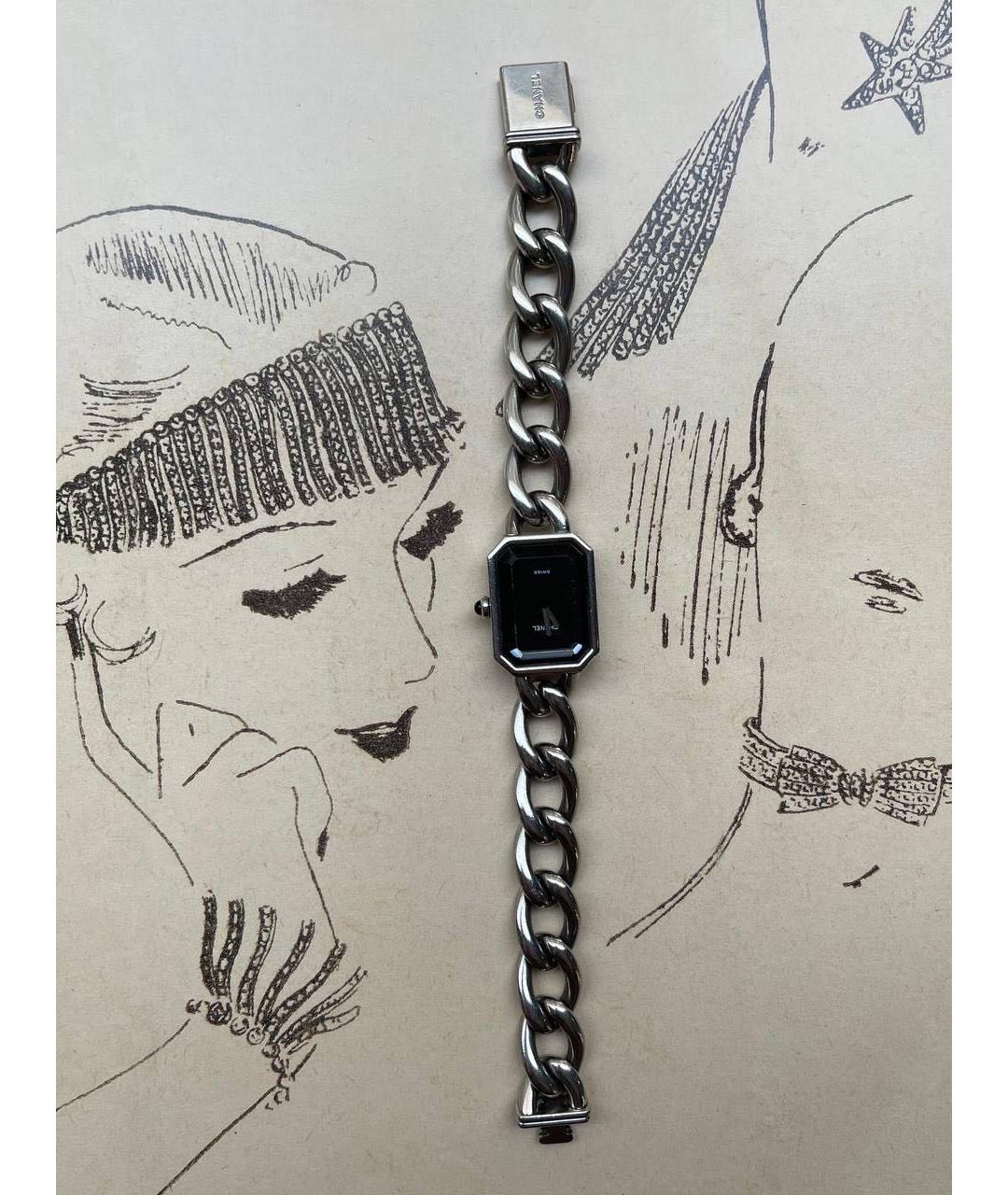 CHANEL Серебряные стальные часы, фото 6