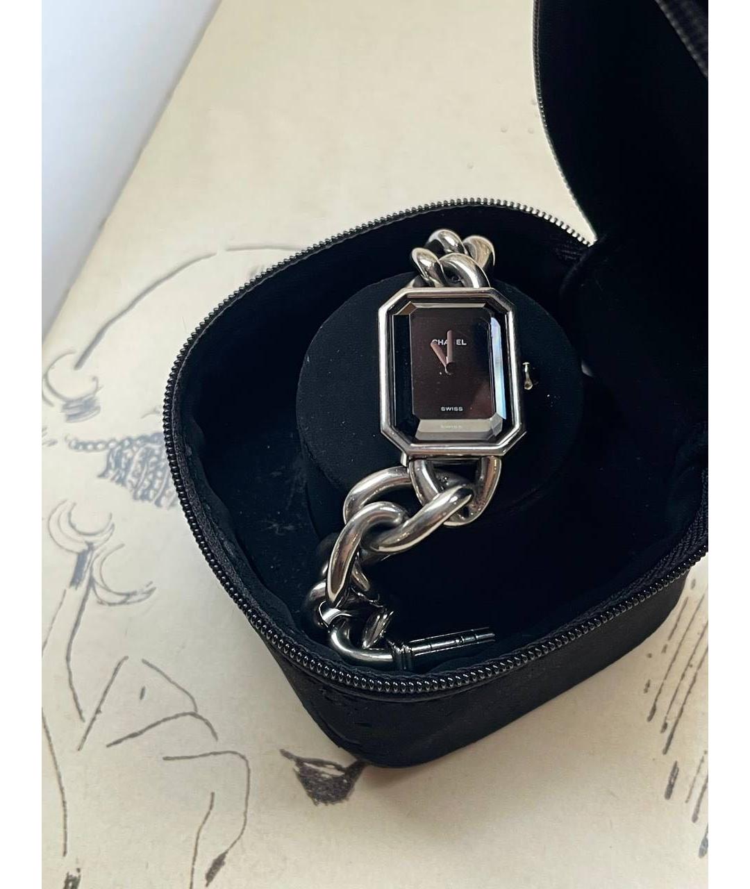 CHANEL Серебряные стальные часы, фото 5