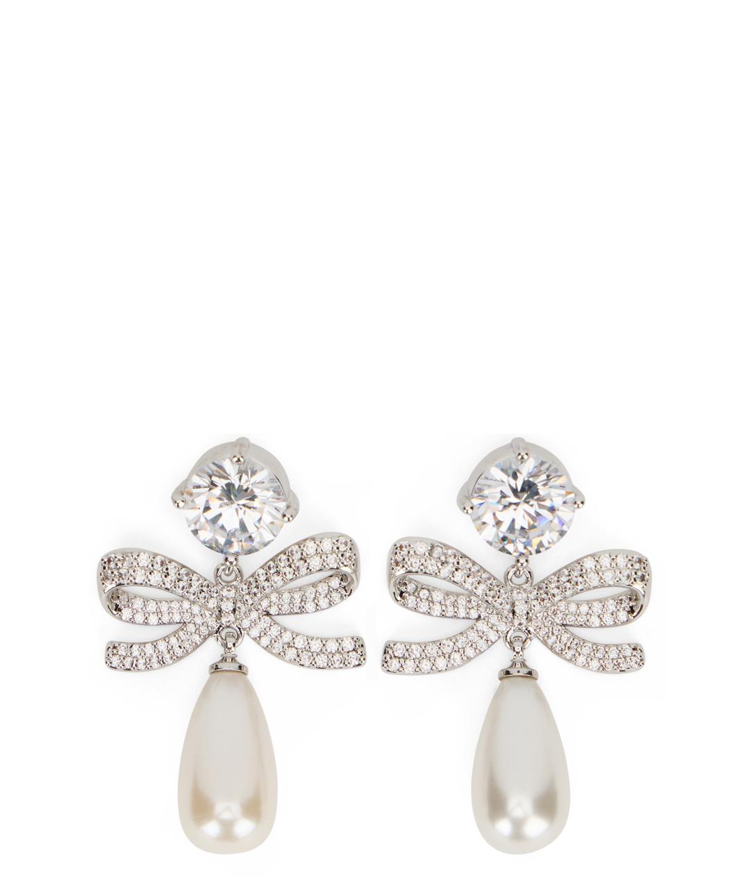 SELF-PORTRAIT Серебряные металлические серьги, фото 1