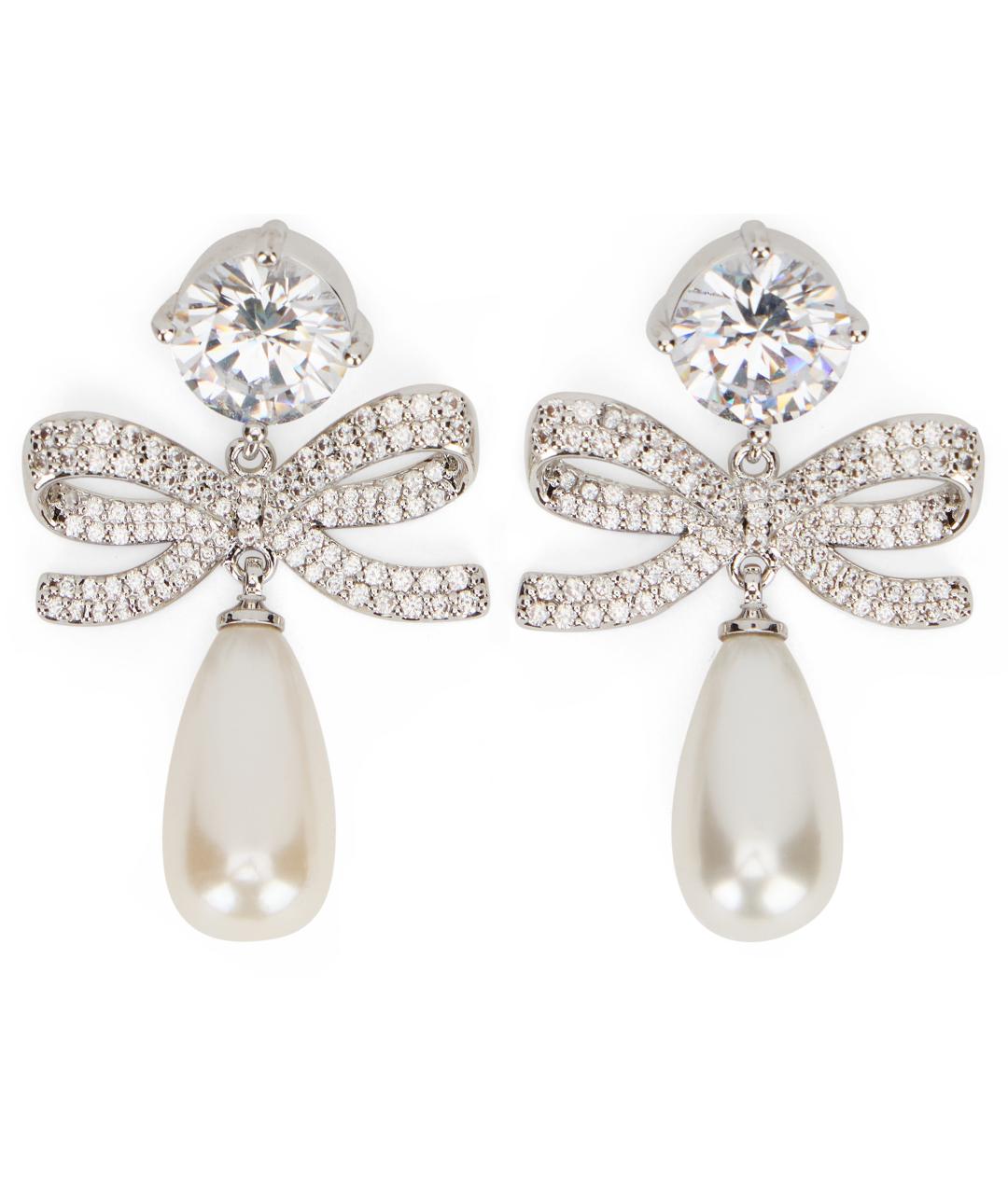 SELF-PORTRAIT Серебряные металлические серьги, фото 2