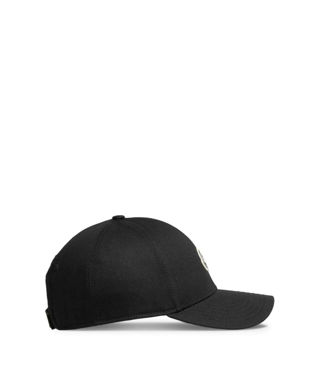MONCLER Черная хлопковая кепка/бейсболка, фото 4
