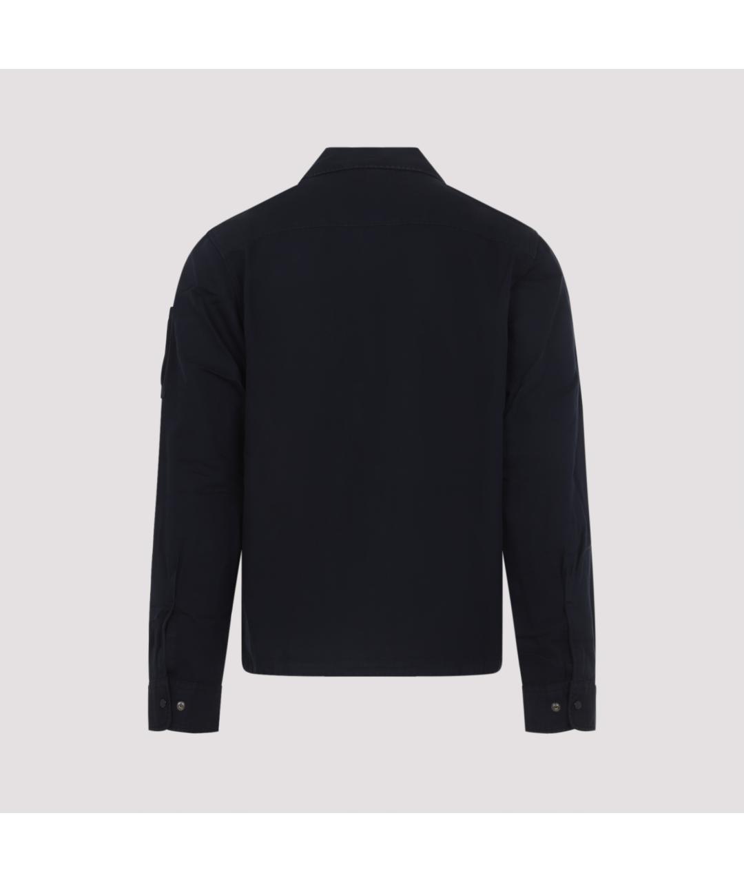 CP COMPANY Темно-синяя хлопковая куртка, фото 2