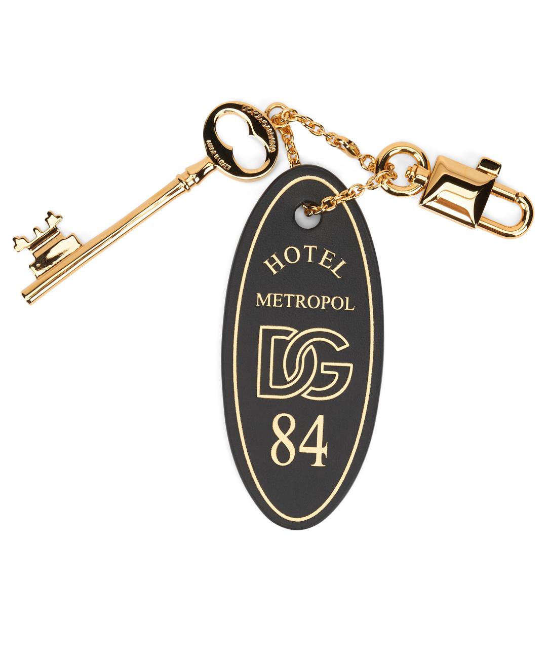 DOLCE&GABBANA Черный брелок, фото 3
