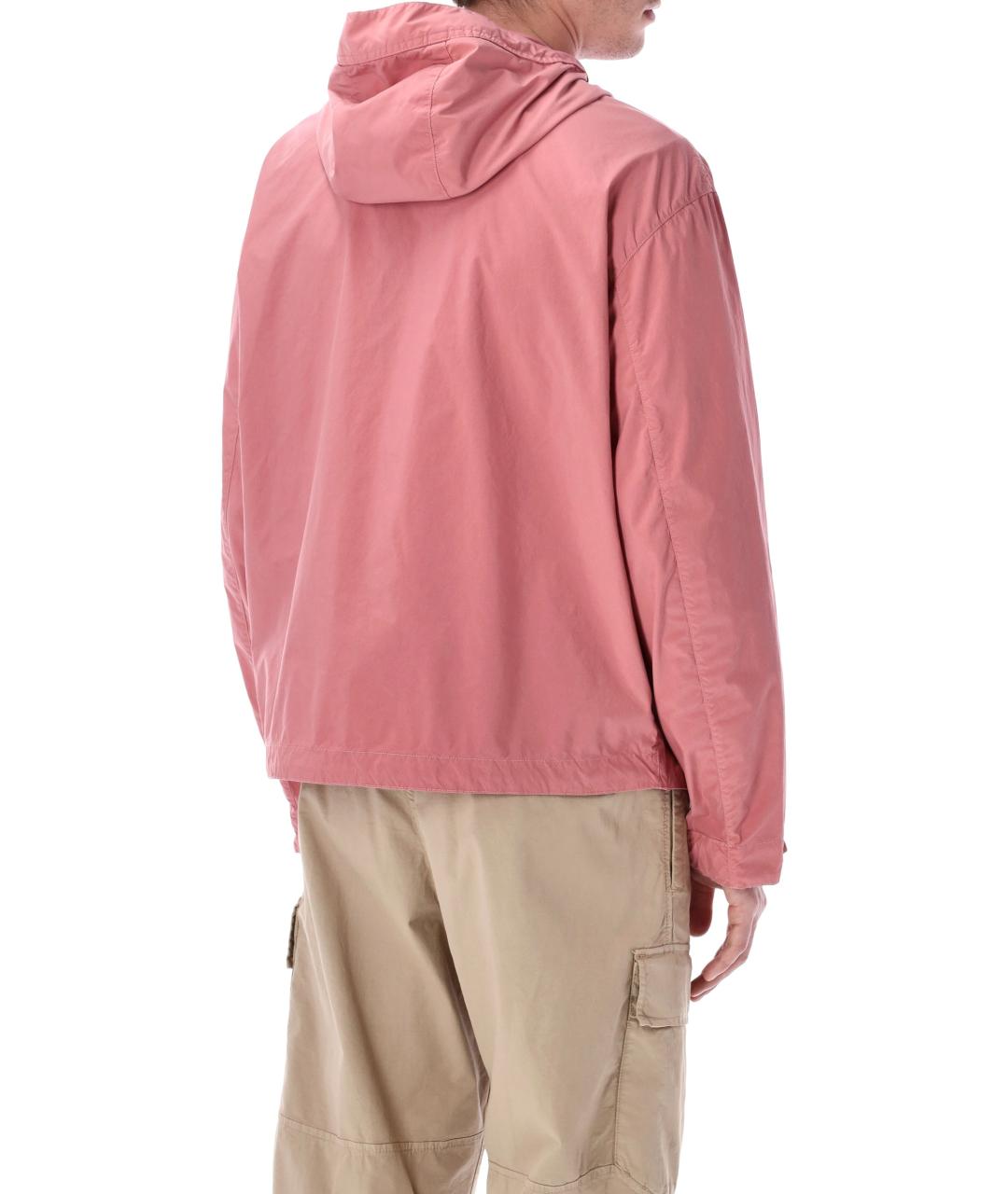 STONE ISLAND Розовая полиэстеровая куртка, фото 3