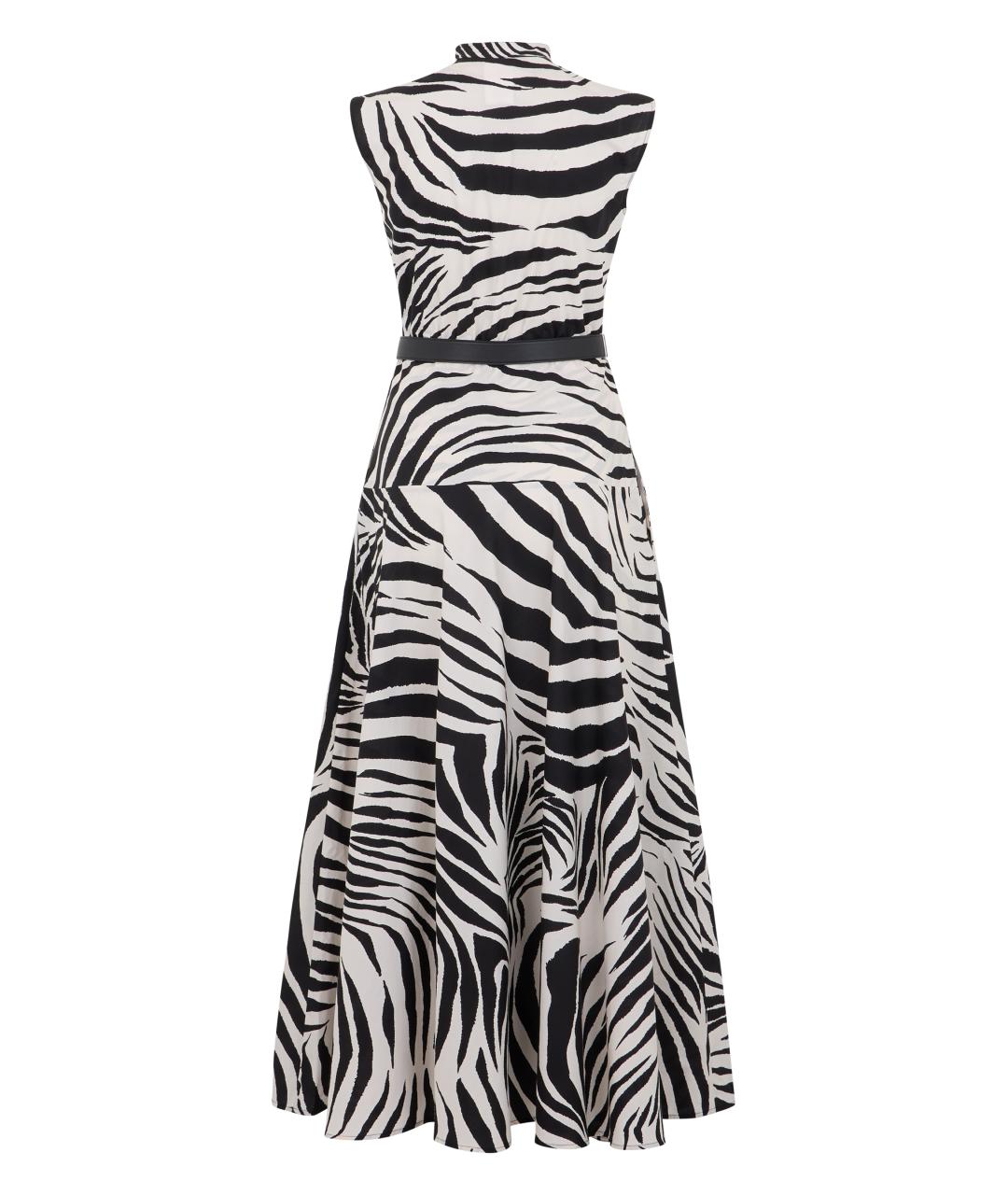 MAX MARA STUDIO Мульти хлопковое повседневное платье, фото 2