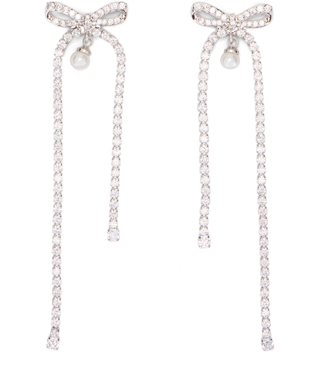 SELF-PORTRAIT Серебряные металлические серьги, фото 2