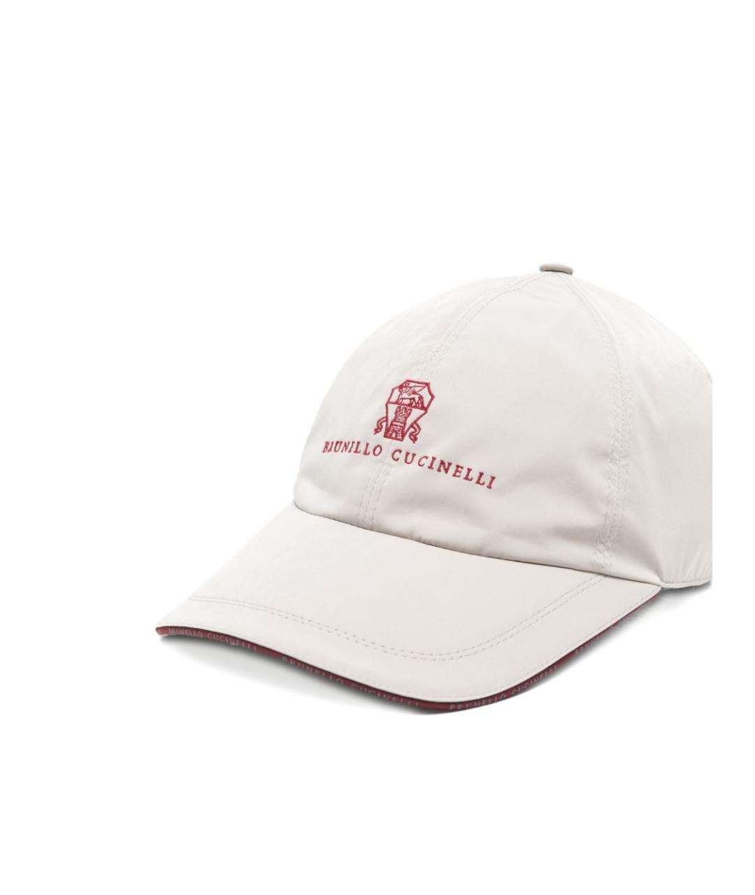 BRUNELLO CUCINELLI Коричневая синтетическая кепка/бейсболка, фото 2