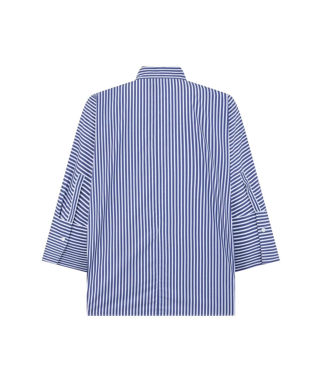 WEEKEND MAX MARA Голубая хлопковая рубашка, фото 2