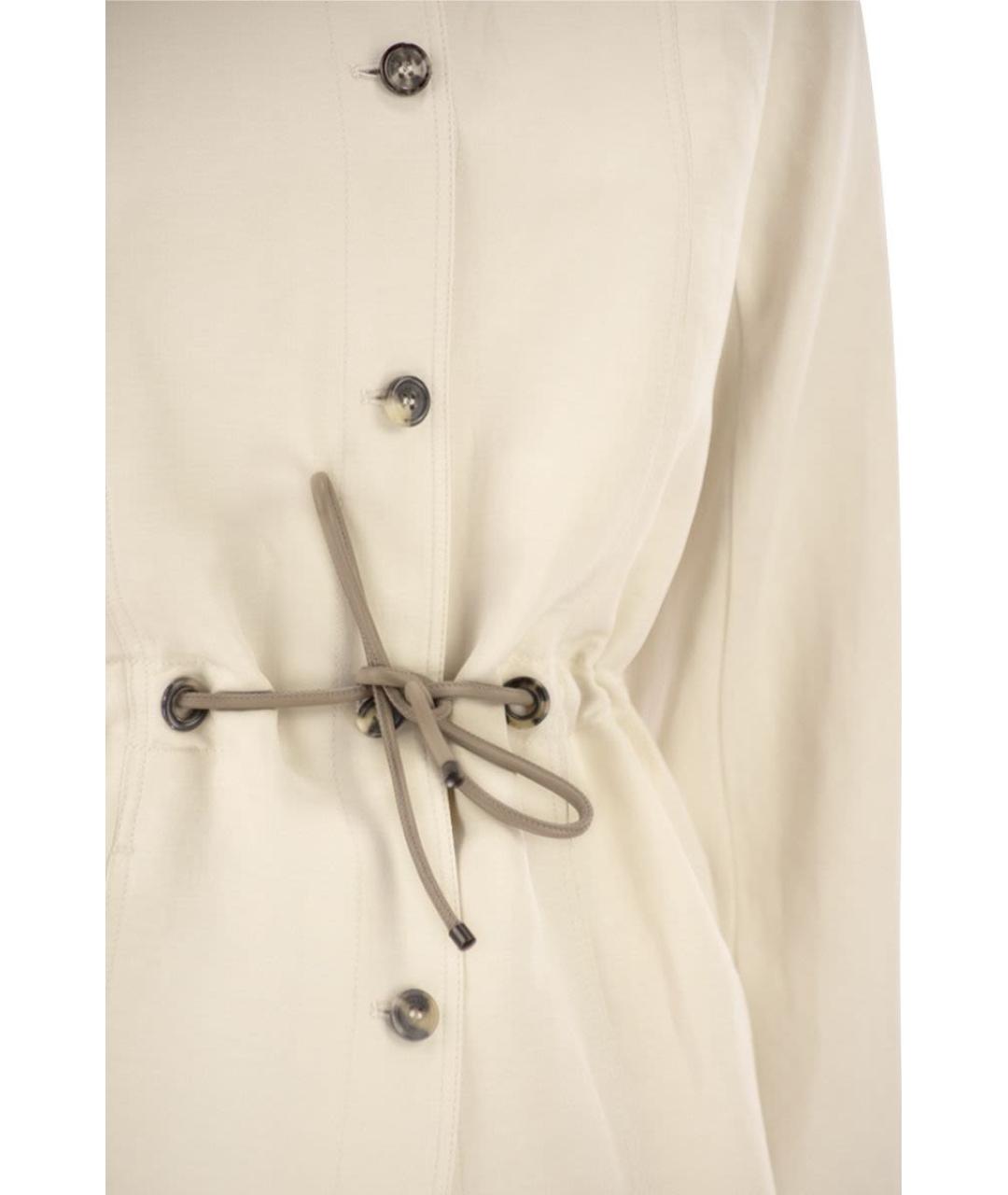 MAX MARA Бежевый льняной жакет/пиджак, фото 4