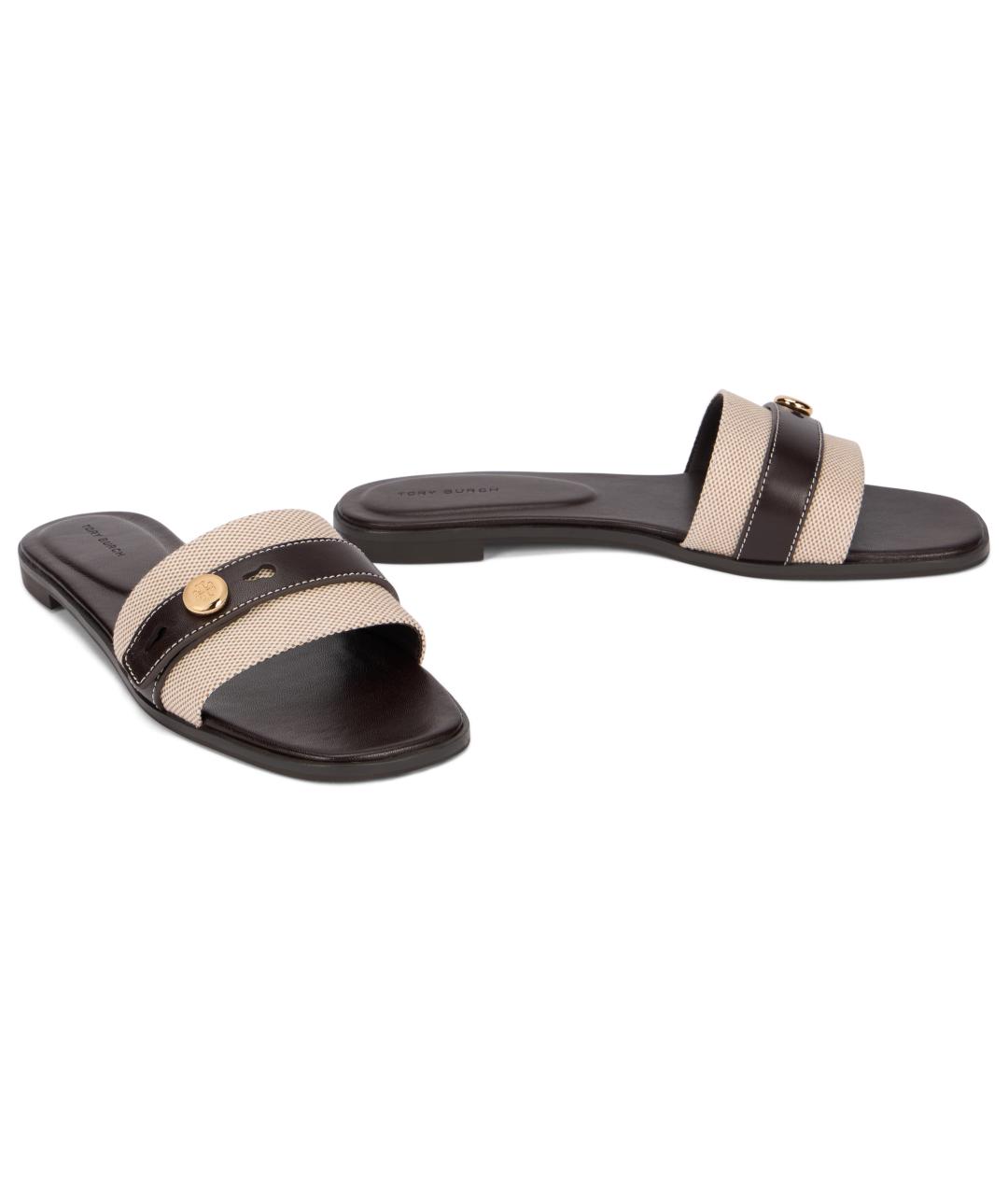 TORY BURCH Мульти кожаные сандалии, фото 3