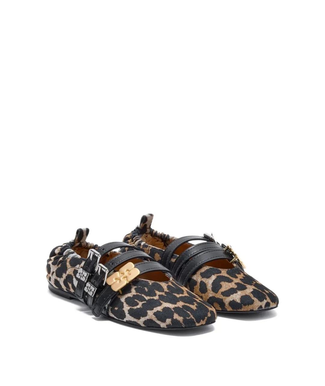 GANNI Мульти текстильные балетки, фото 2