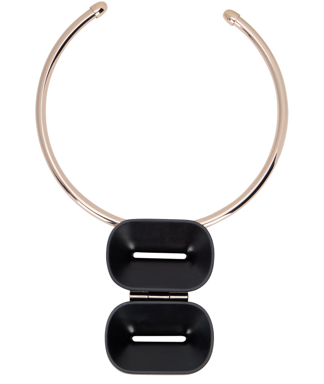 MAX MARA Черная металлическая цепочка, фото 2