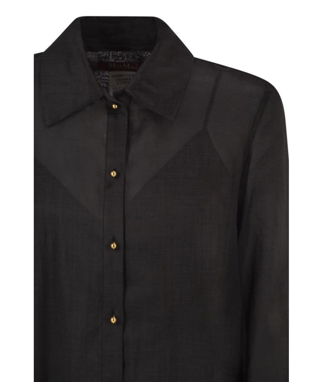 MAX MARA Черное полиэстеровое повседневное платье, фото 4