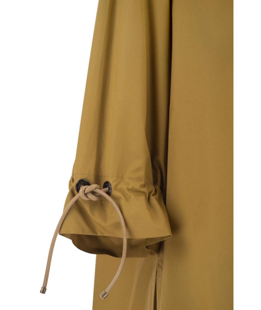 MAX MARA Коричневая хлопковая рубашка, фото 4