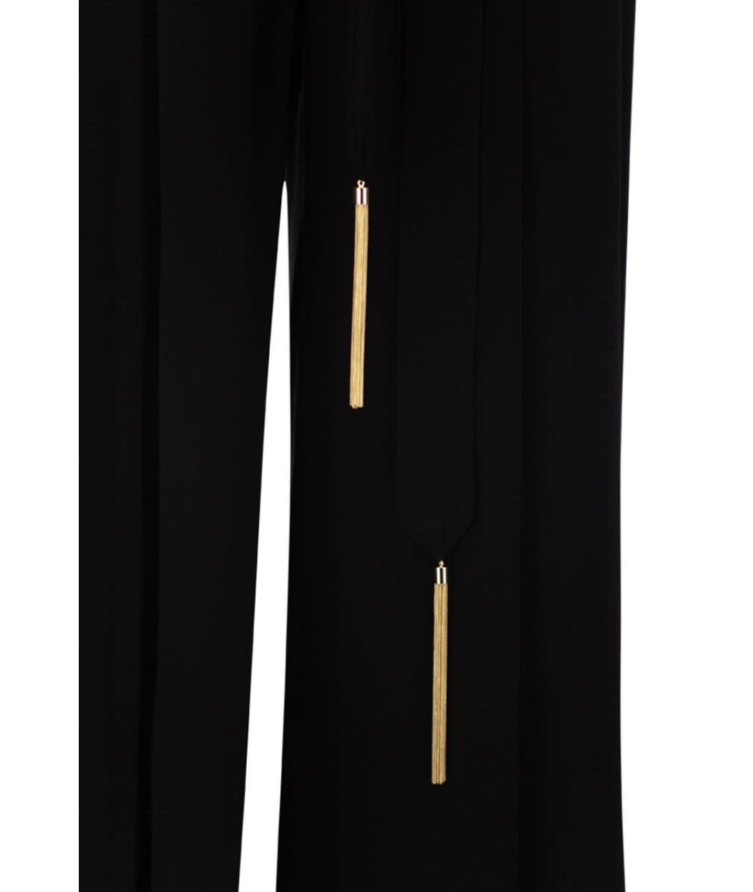 MAX MARA Черные ацетатные прямые брюки, фото 4