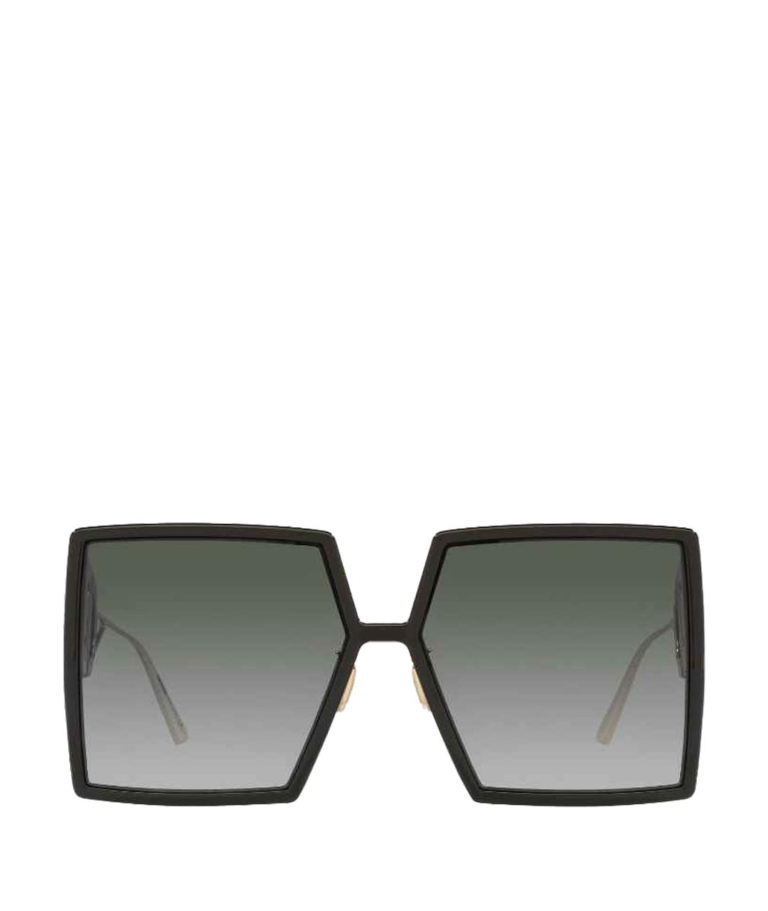 CHRISTIAN DIOR Черные пластиковые солнцезащитные очки, фото 1