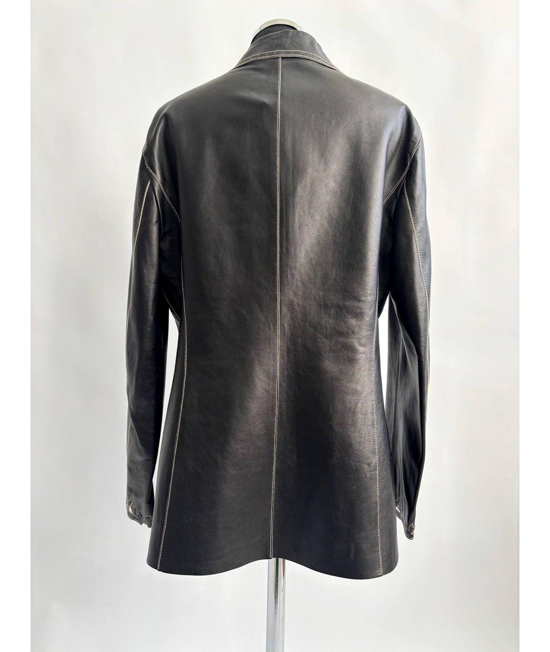 ESCADA Черная кожаная куртка, фото 8