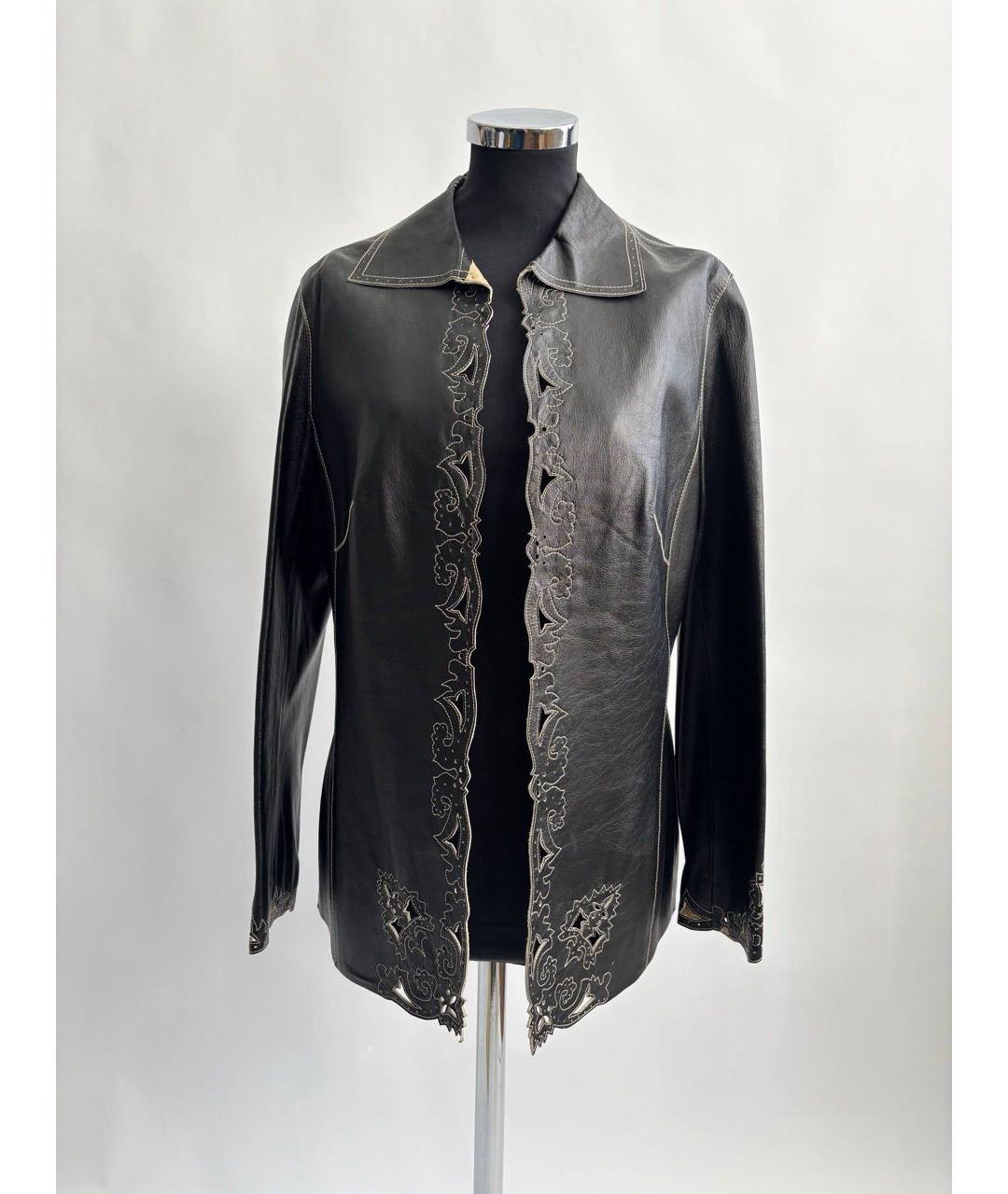 ESCADA Черная кожаная куртка, фото 9