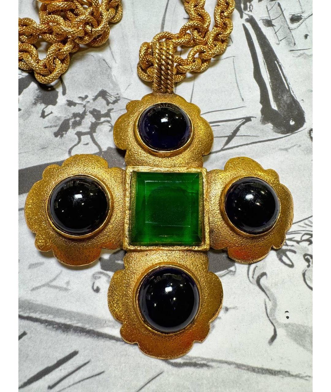 CHANEL Золотое позолоченное колье, фото 2