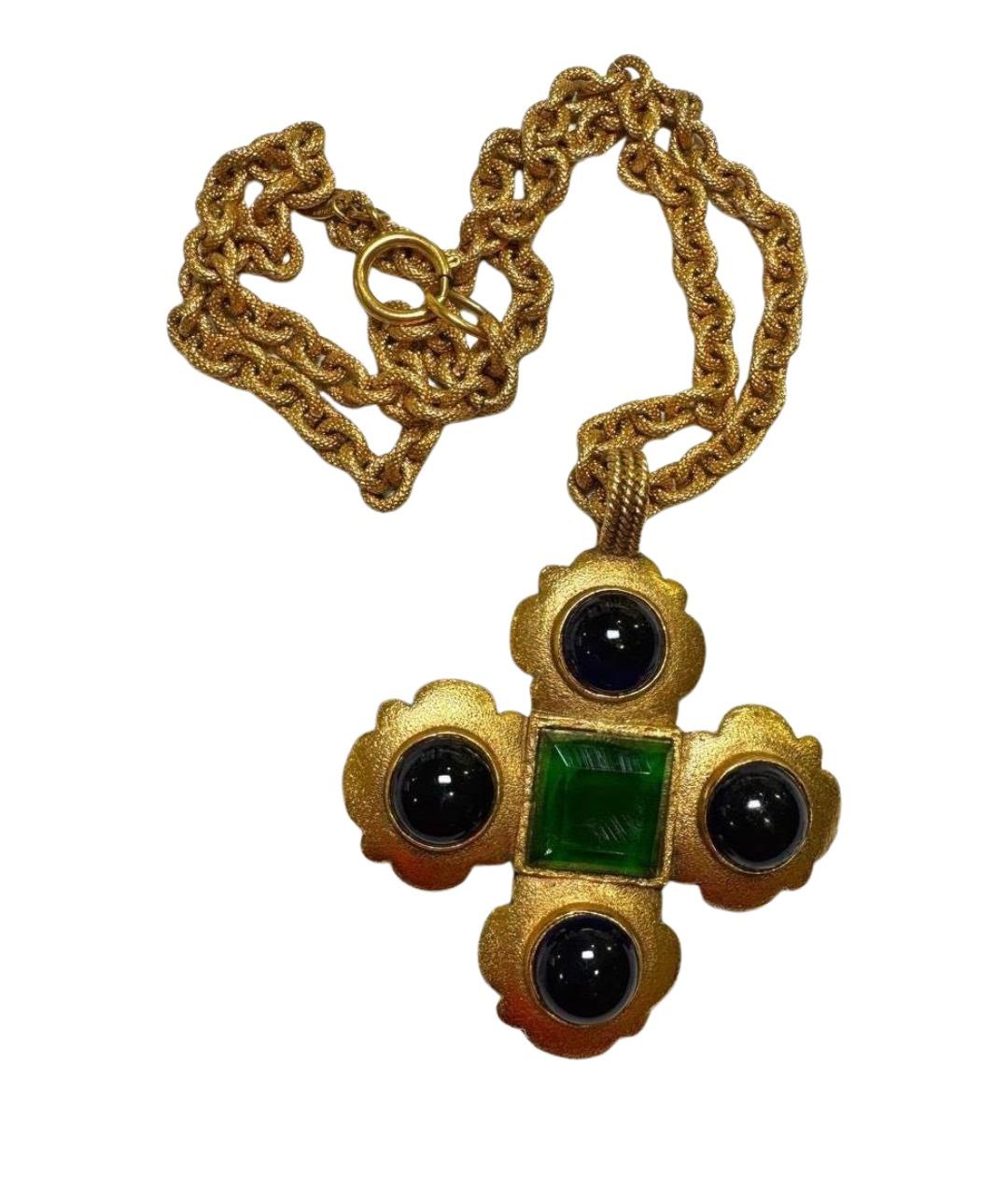 CHANEL Золотое позолоченное колье, фото 1