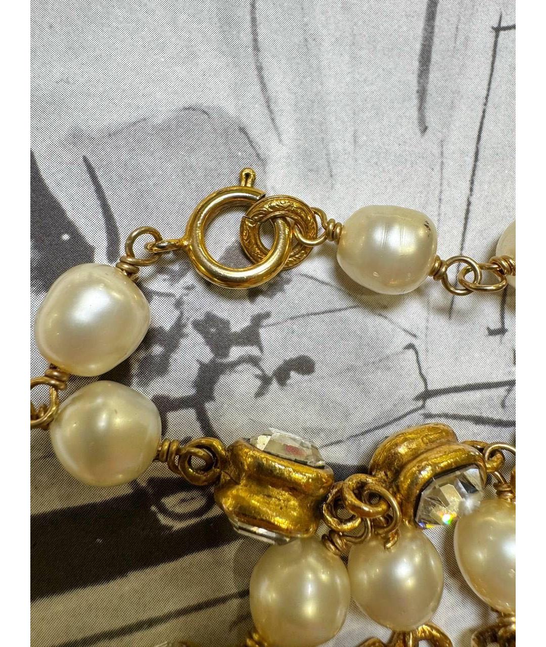 CHANEL Золотое металлическое колье, фото 5