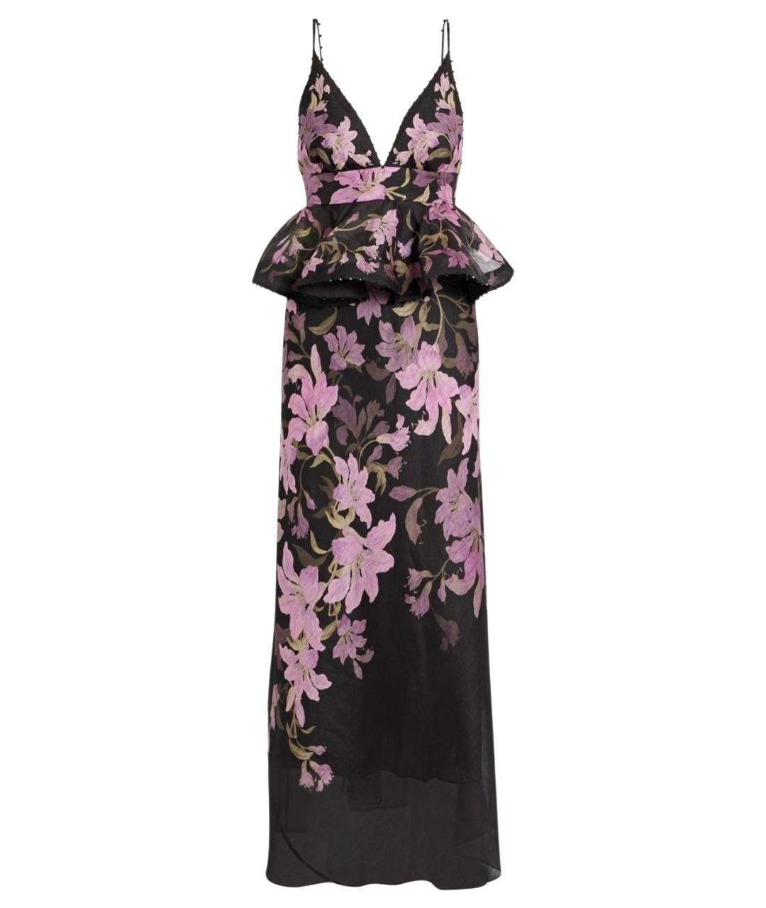 ZIMMERMANN Черное льняное вечернее платье, фото 1