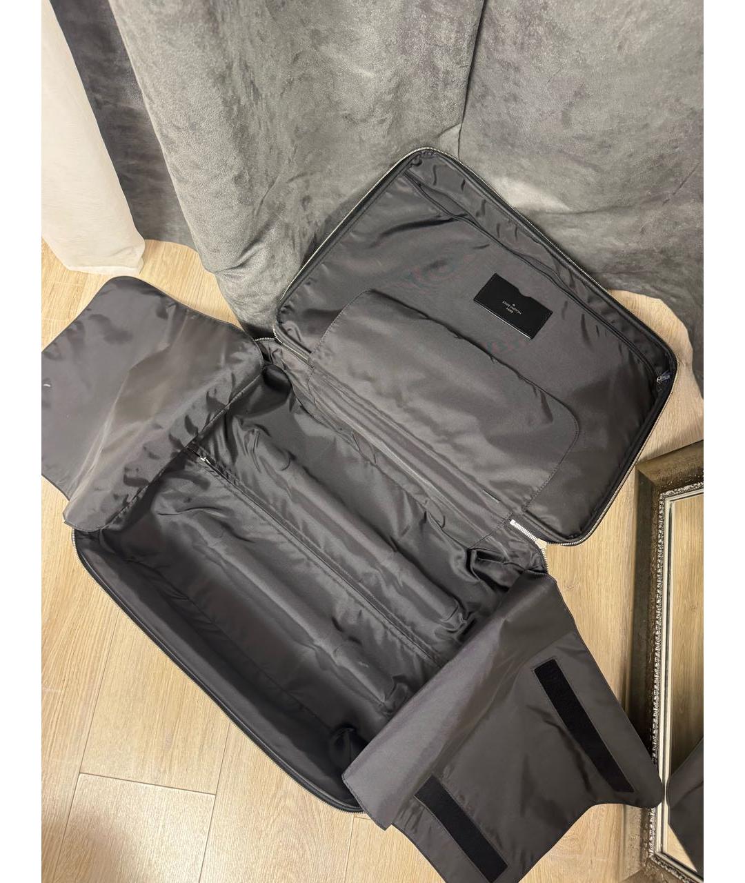 LOUIS VUITTON Серый шерстяной чемодан, фото 7