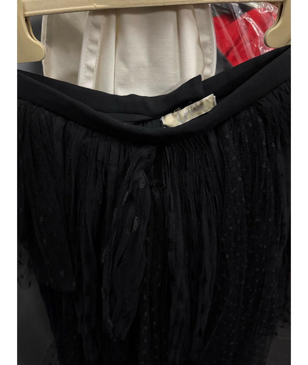 CHLOE Черная юбка макси, фото 3
