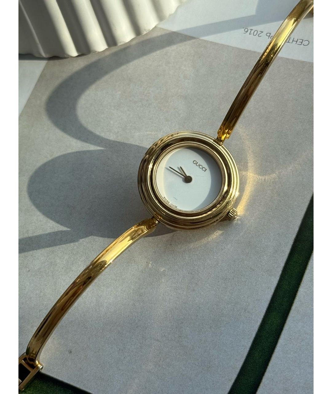GUCCI Золотые позолоченные часы, фото 8