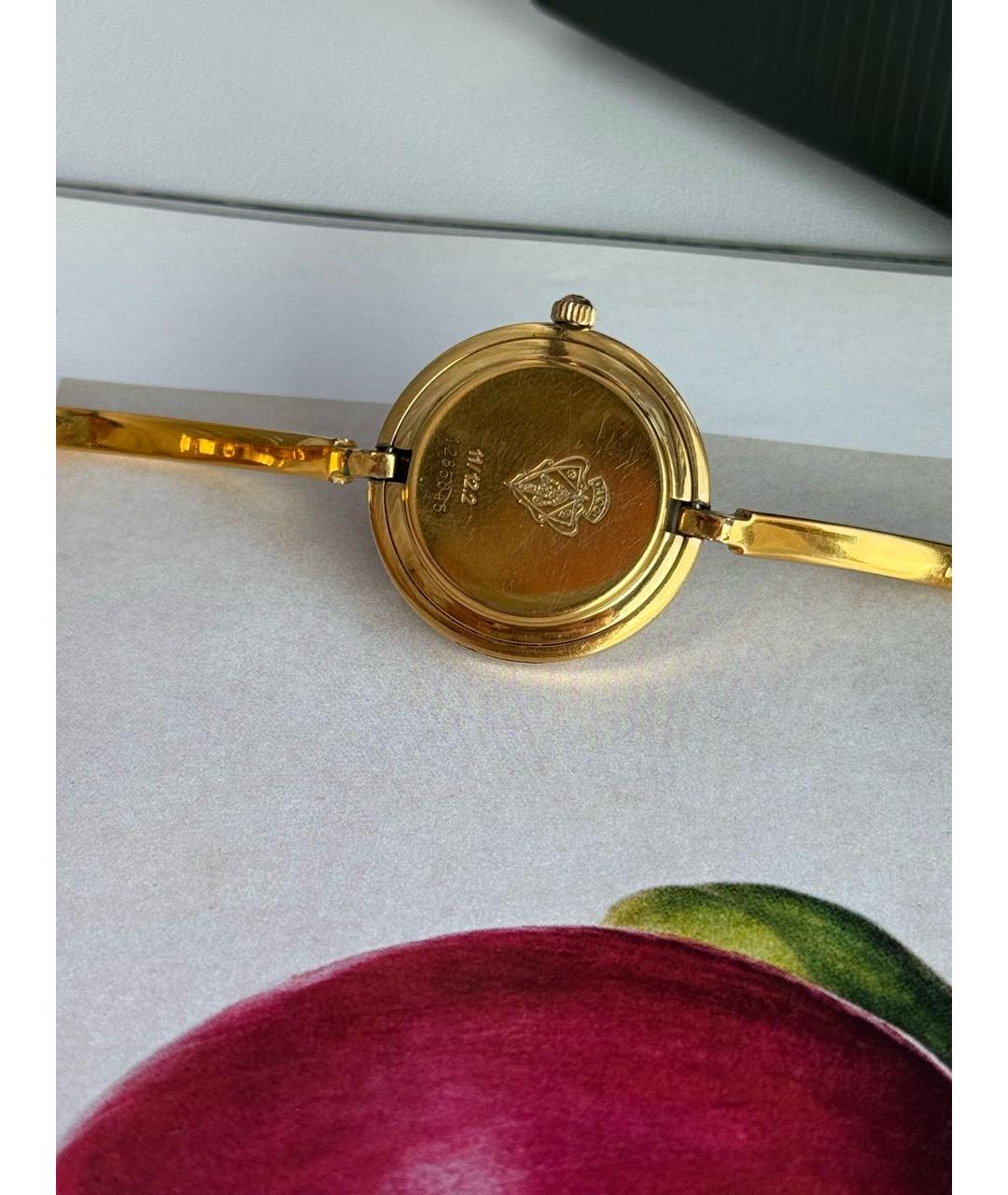 GUCCI Золотые позолоченные часы, фото 6